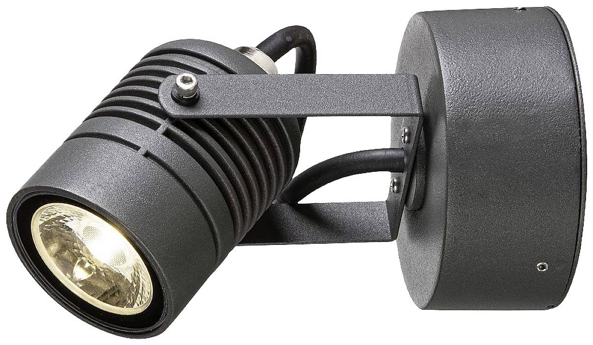 SLV LED SPOT 1004649 LED-Außenwandleuchte LED fest eingebaut 6W Anthrazit