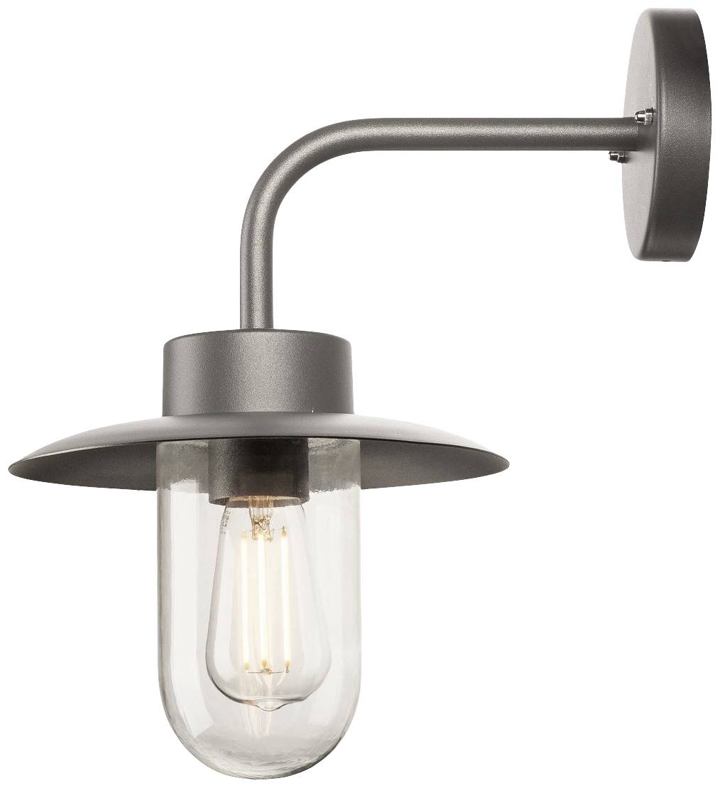 SLV MOLAT 1000820 LED-Außenwandleuchte E27 60W Anthrazit