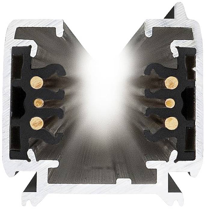 SLV Hochvolt-Schienensystem-Komponente Stromschiene Schwarz 1002635 S-TRACK