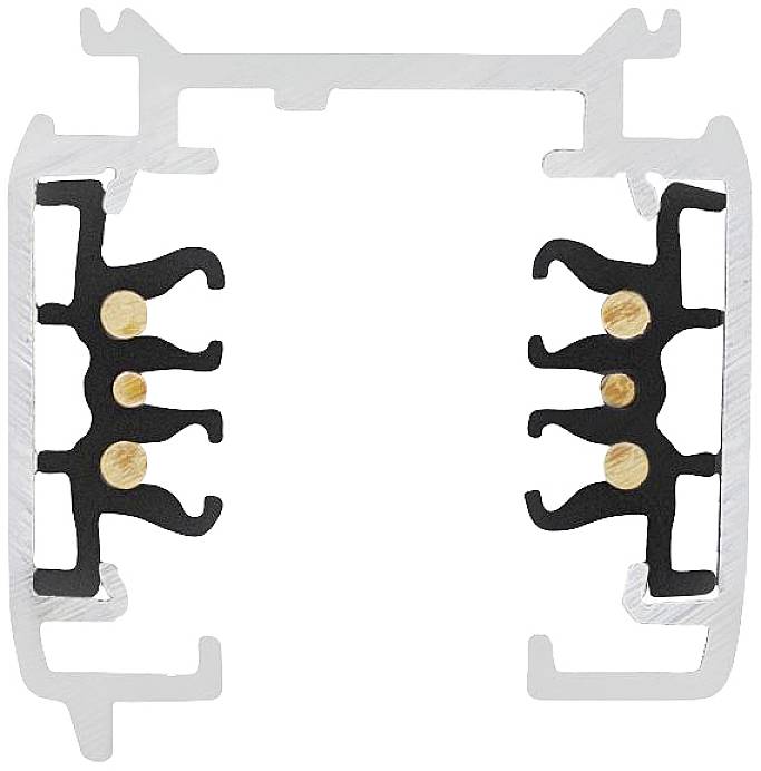 SLV Hochvolt-Schienensystem-Komponente Stromschiene Schwarz 1002635 S-TRACK