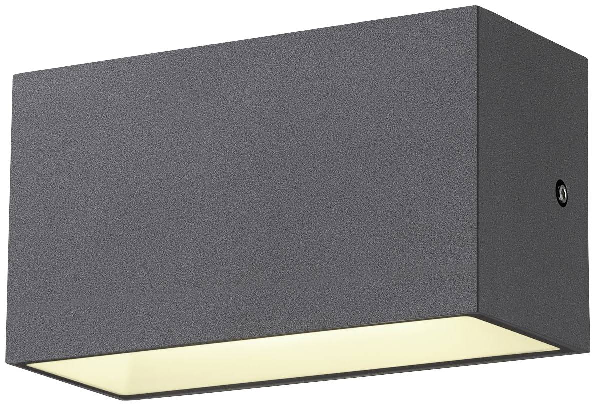 SLV SITRA M 1005151 LED-Außenwandleuchte LED fest eingebaut 14W Anthrazit