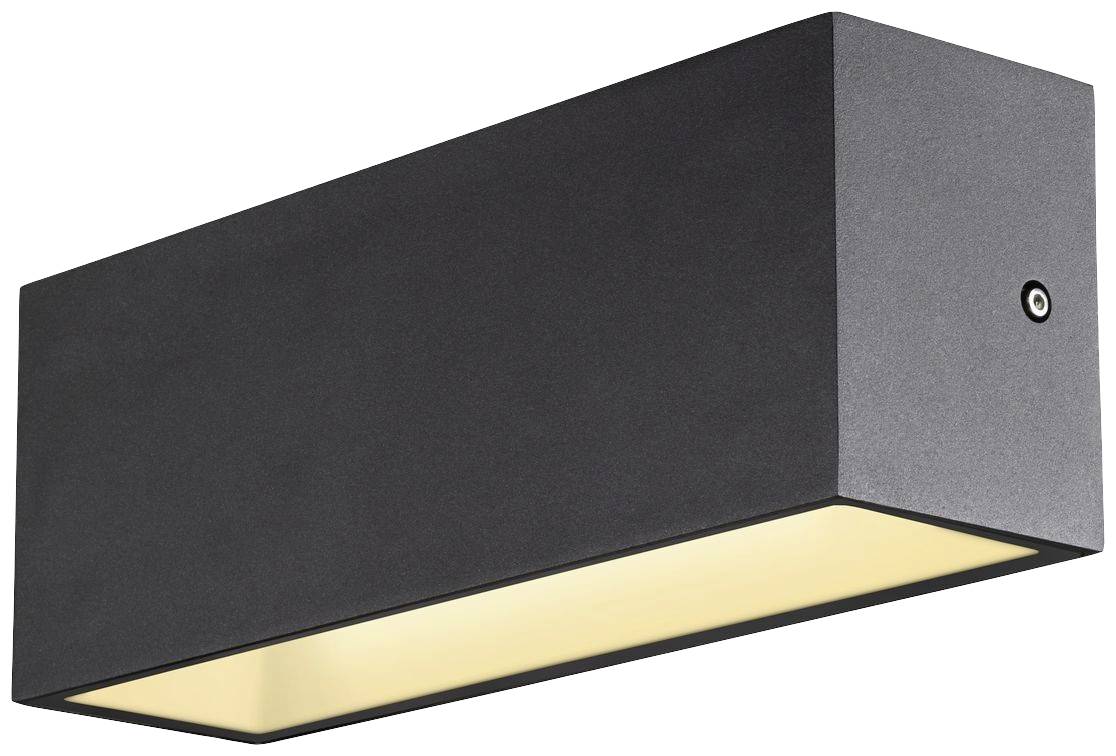 SLV SITRA L 1005155 LED-Außenwandleuchte LED fest eingebaut 24W Anthrazit