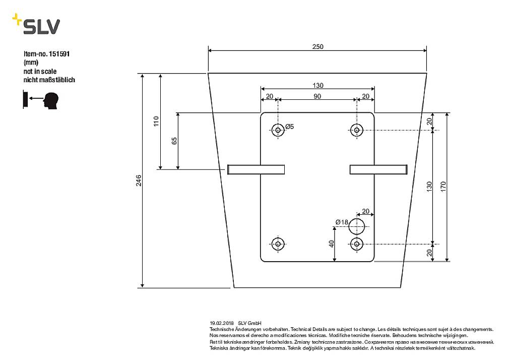 SLV BASKET 151591 Wandleuchte E27 60W Weiß