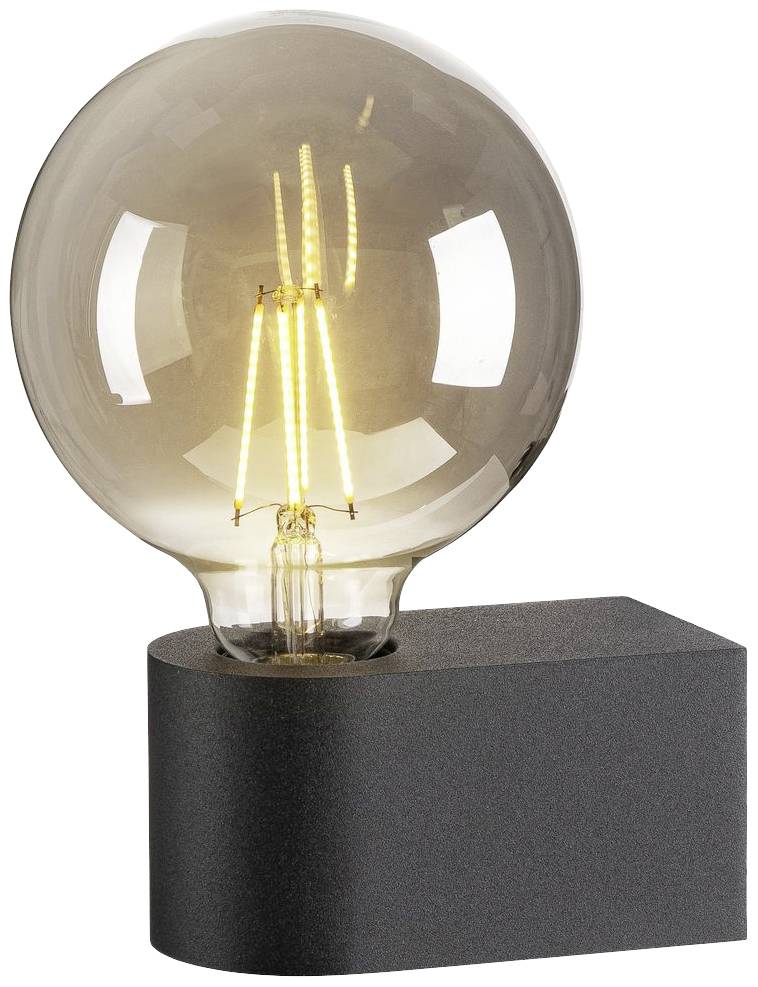 SLV FITU CUBE 1004738 Wandleuchte E27 20W Schwarz