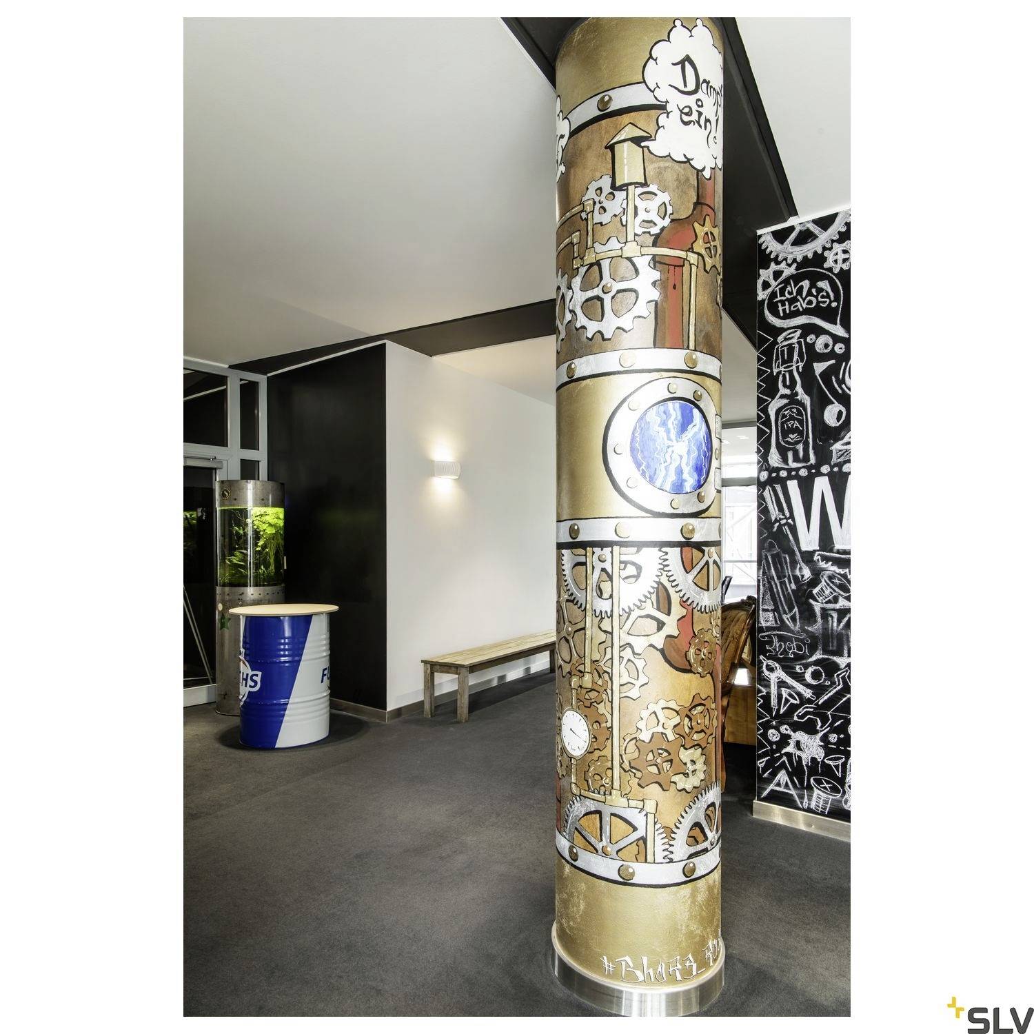 SLV PLASTRA 1004732 Wandleuchte R7s 20W Weiß