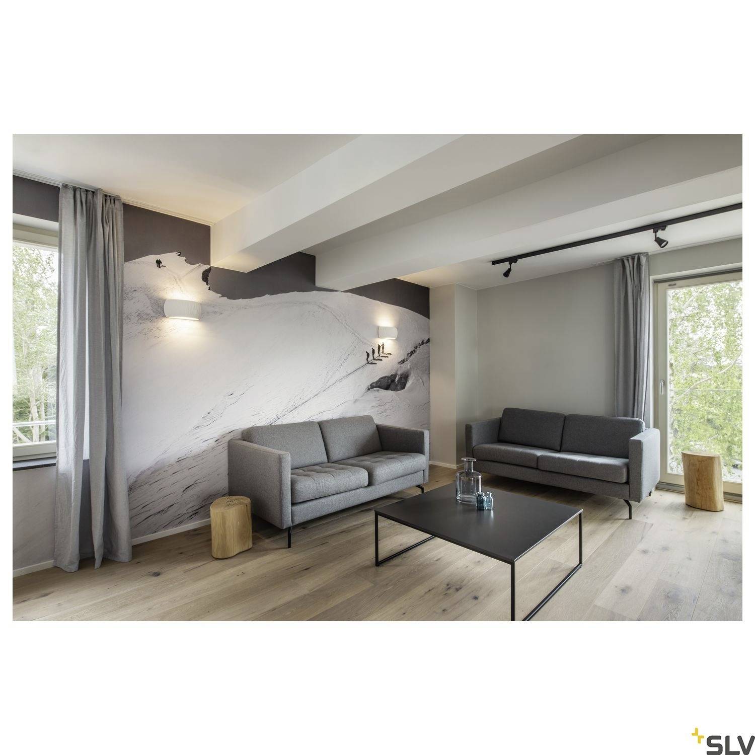 SLV PLASTRA 1004732 Wandleuchte R7s 20W Weiß