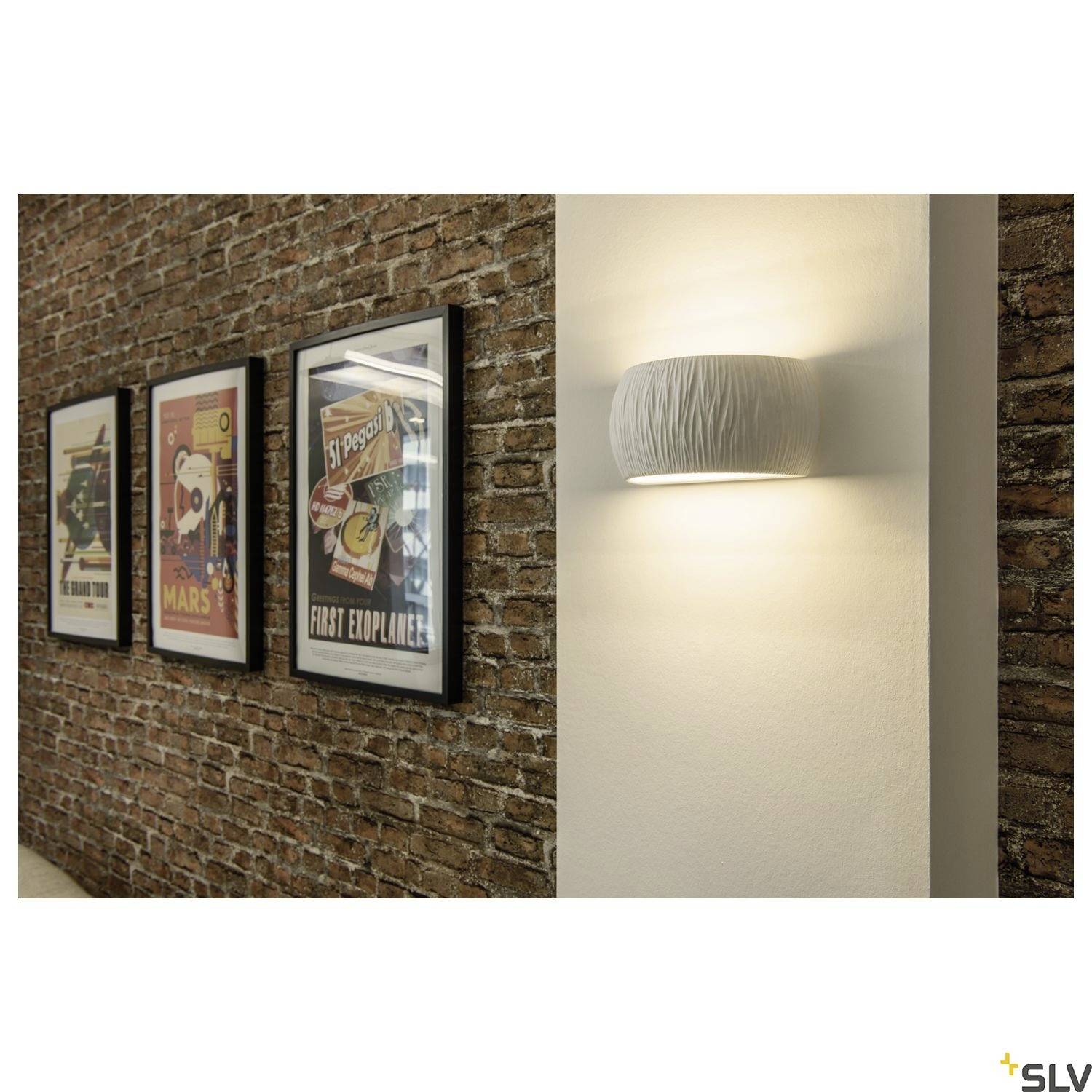 SLV PLASTRA 1004732 Wandleuchte R7s 20W Weiß