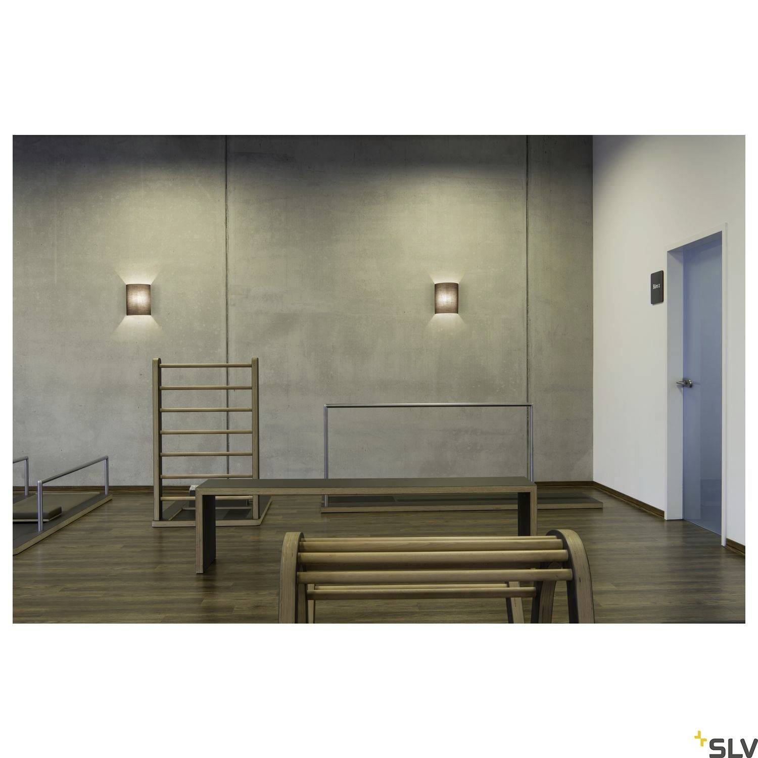 SLV FENDA 1001272 Wandleuchte E27 40W Weiß