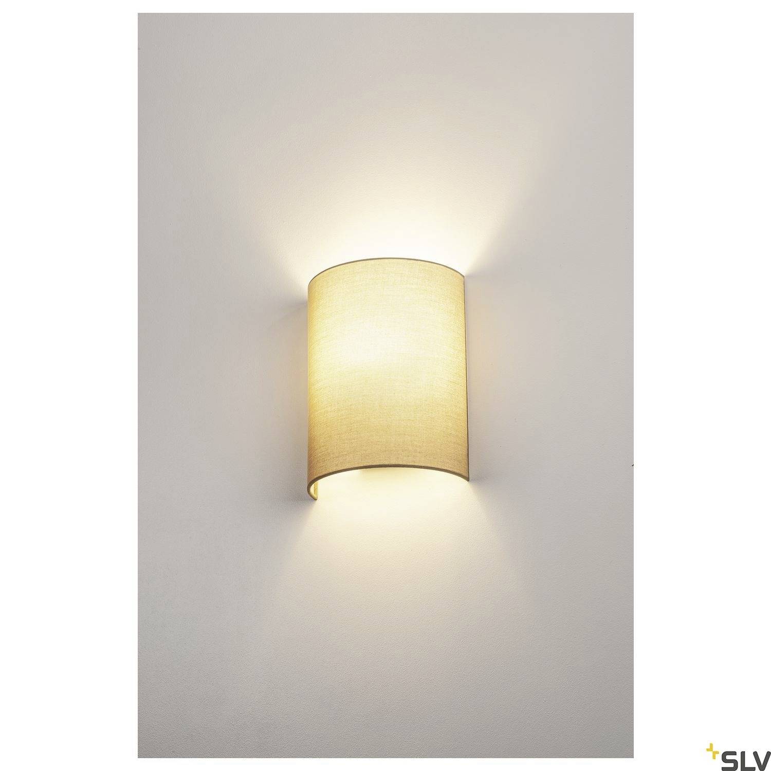 SLV FENDA 1001272 Wandleuchte E27 40W Weiß