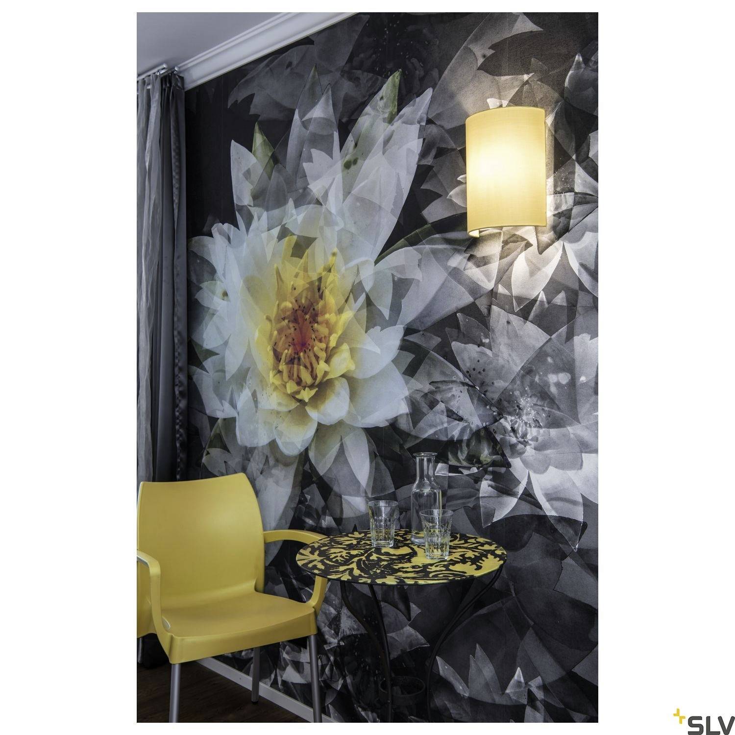 SLV FENDA 1001272 Wandleuchte E27 40W Weiß