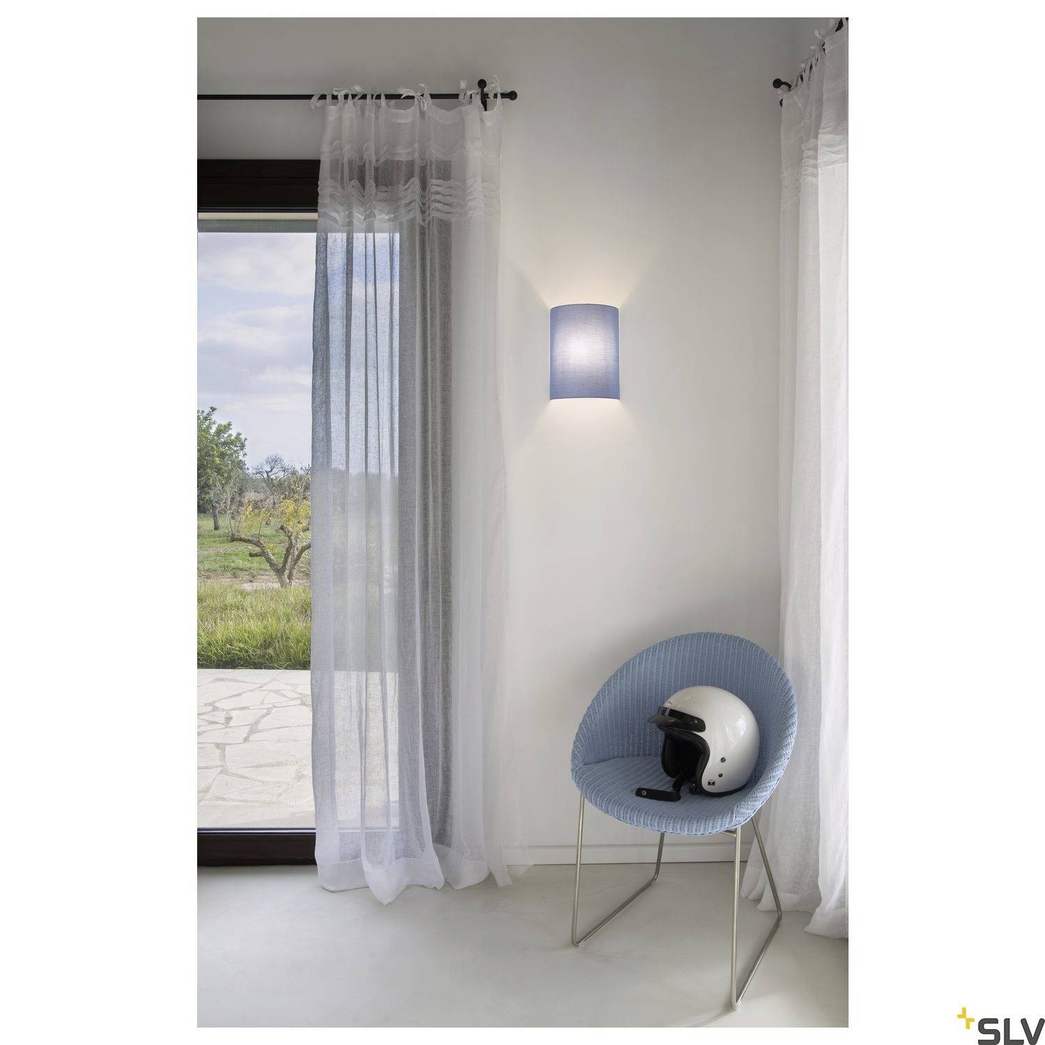 SLV FENDA 1001272 Wandleuchte E27 40W Weiß