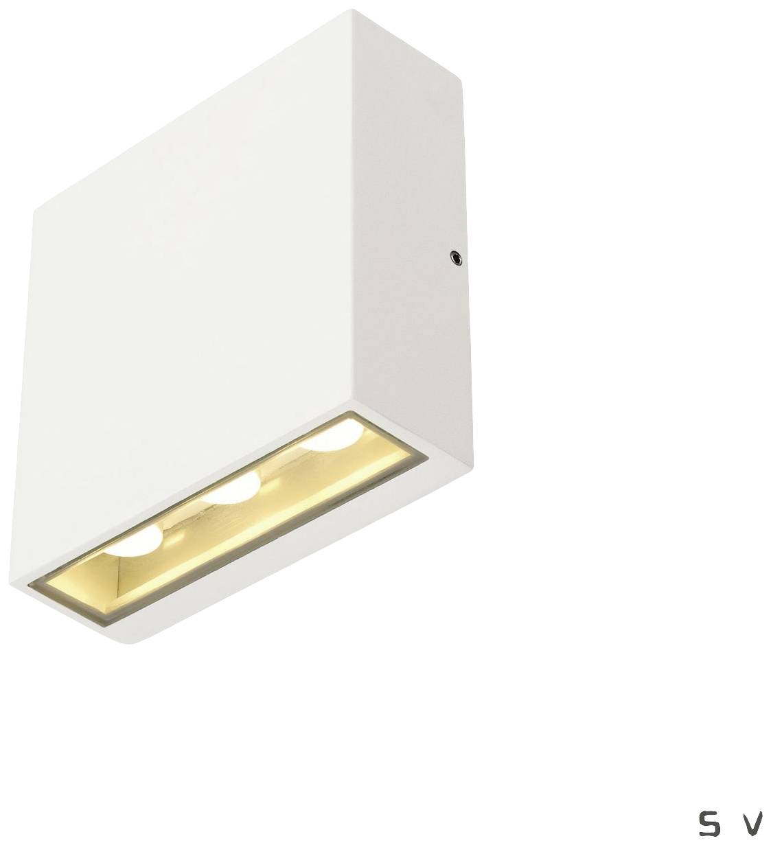 SLV BIG QUAD UP/DOWN 1005125 Wandleuchte LED fest eingebaut 8.2W Weiß