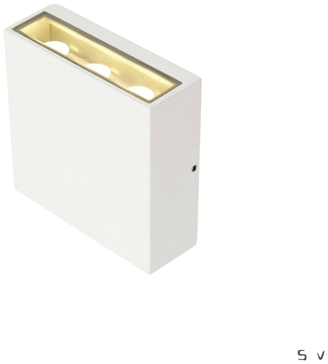 SLV BIG QUAD UP/DOWN 1005125 Wandleuchte LED fest eingebaut 8.2W Weiß