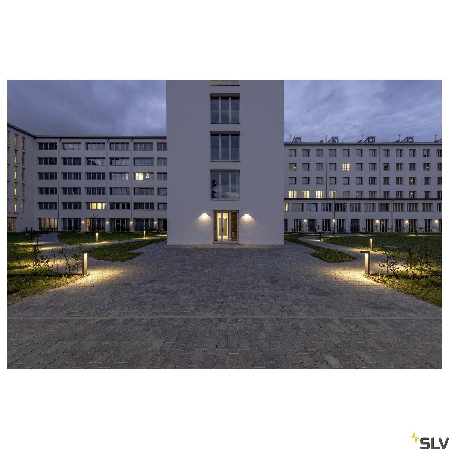 SLV BIG QUAD UP/DOWN 1005126 Wandleuchte LED fest eingebaut 8.2W Anthrazit