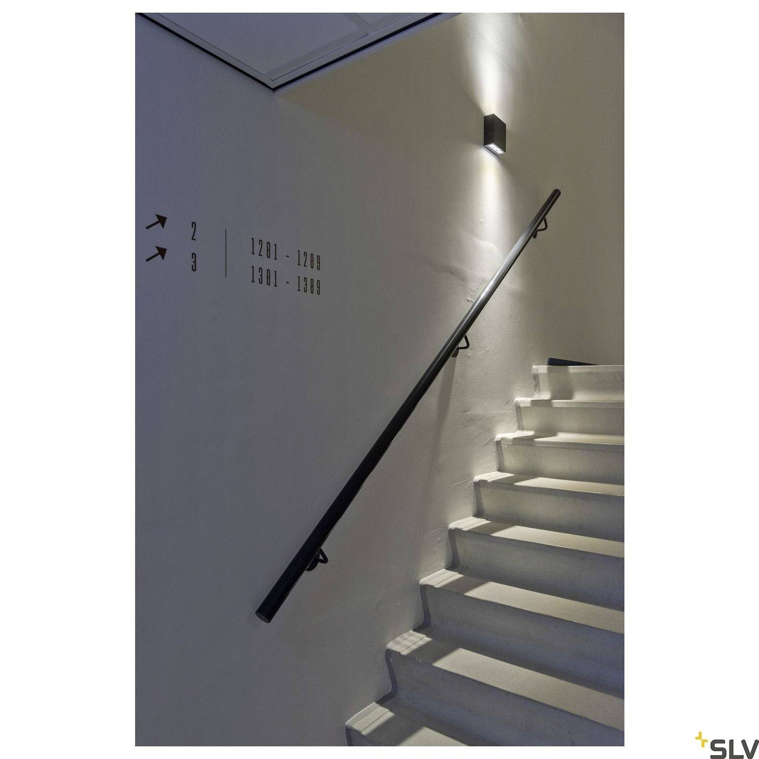 SLV BIG QUAD UP/DOWN 1005126 Wandleuchte LED fest eingebaut 8.2W Anthrazit