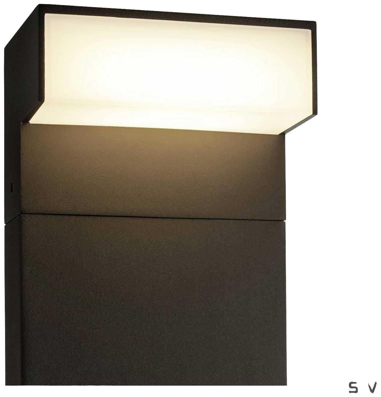SLV 1003538 L-LINE OUT 80 LED-Außenstandleuchte LED fest eingebaut Anthrazit
