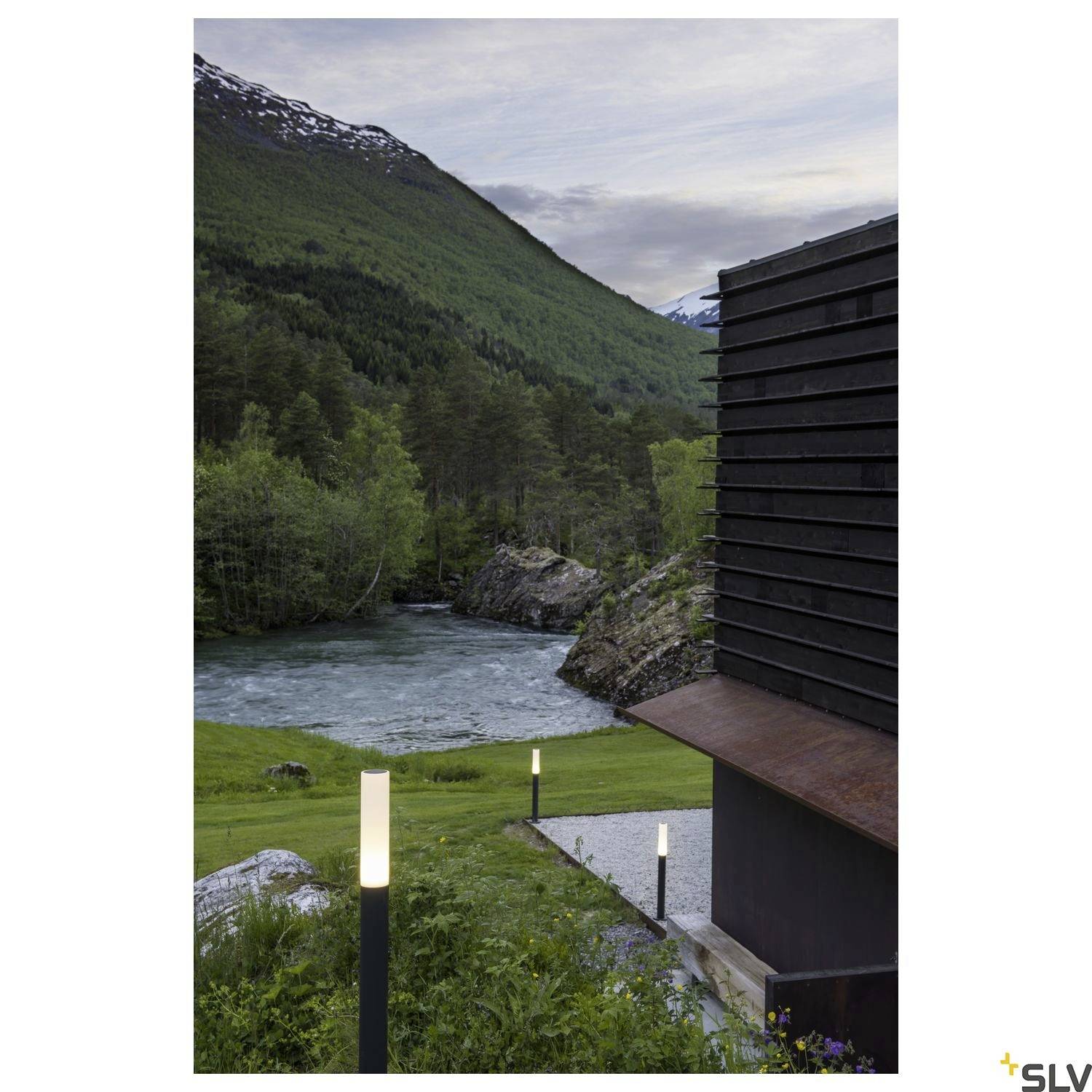 SLV 1000683 APONI 120 LED-Außenstandleuchte LED fest eingebaut Anthrazit