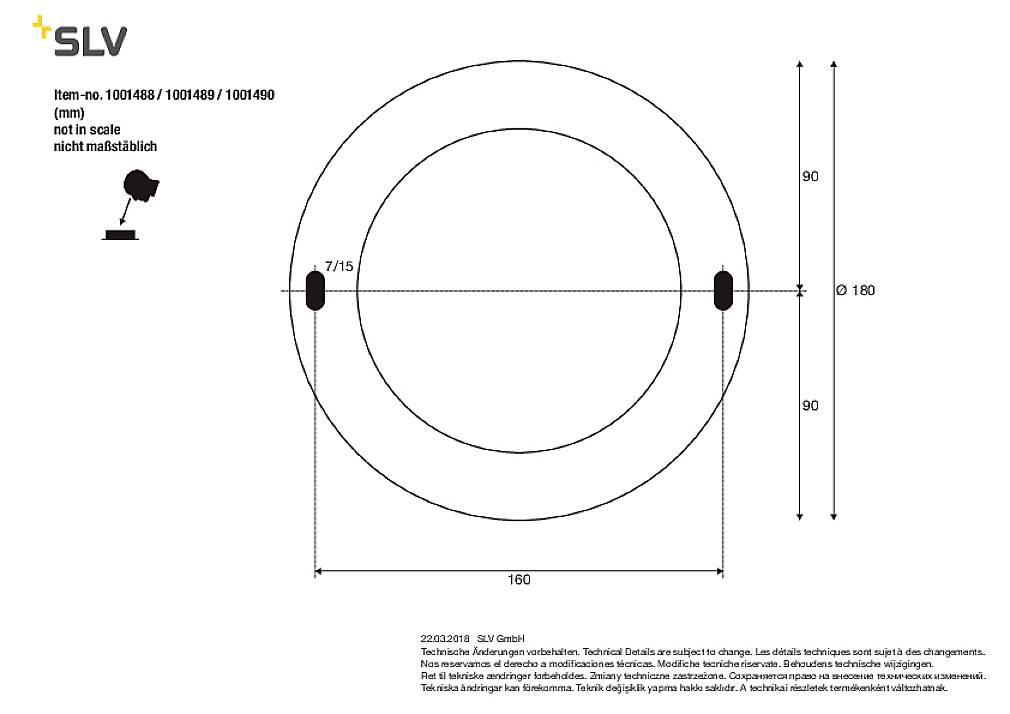 SLV 1001488 ROX ACRYL 30 LED-Außenstandleuchte E27 20W Edelstahl