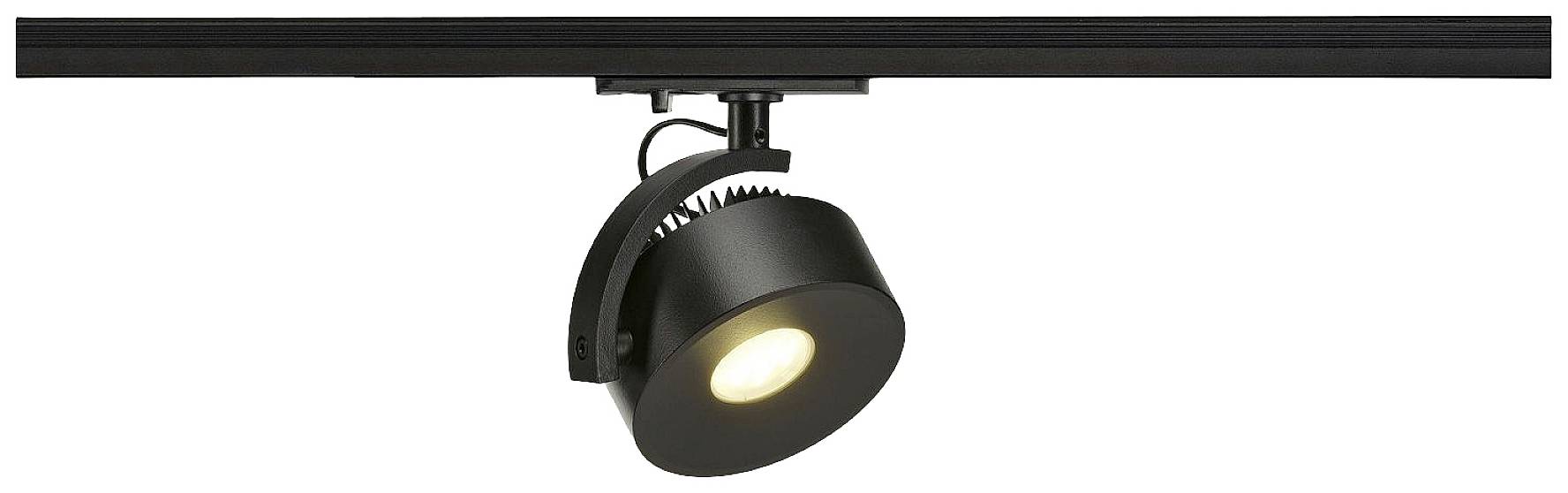 SLV 1002854 KALU TRACK Hochvolt-Schienensystem-Komponente Lampenschirm Schwarz