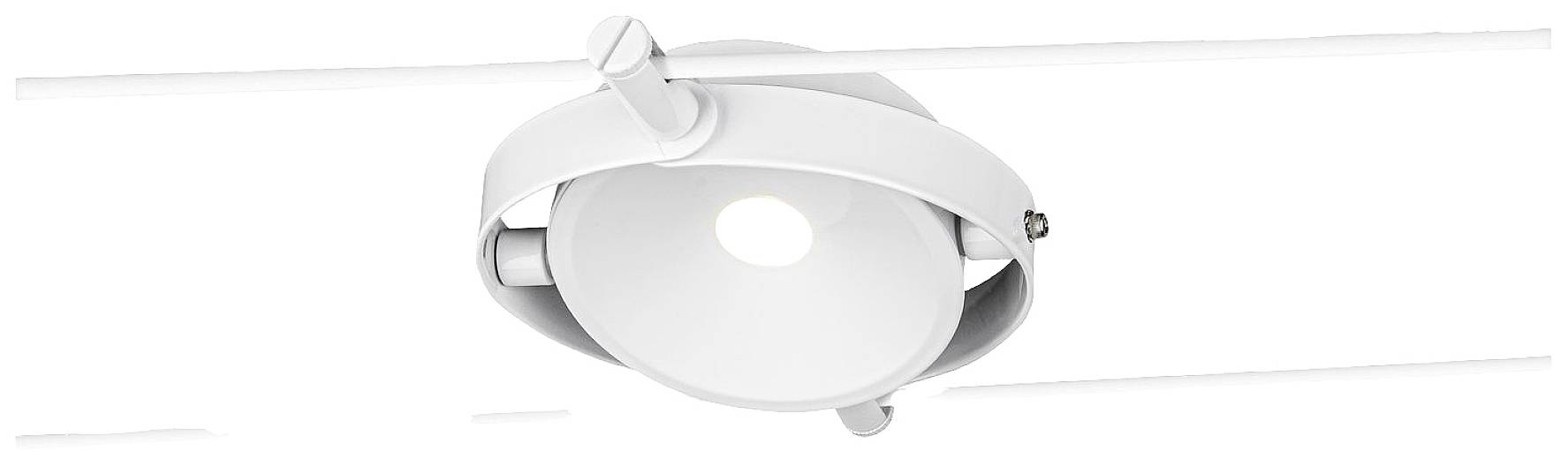 SLV DURNO Niedervolt-Seilsystem-Leuchte LED fest eingebaut Weiß