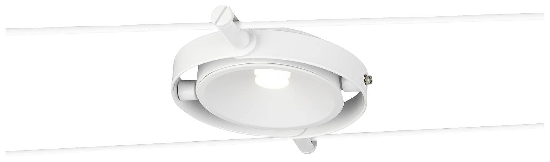 SLV DURNO Niedervolt-Seilsystem-Leuchte LED fest eingebaut Weiß