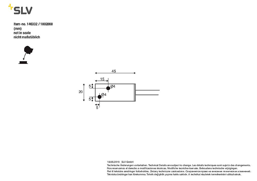 SLV DISPLAY ADL 50 146332 LED-Klemmleuchte GU10 50W Chrom