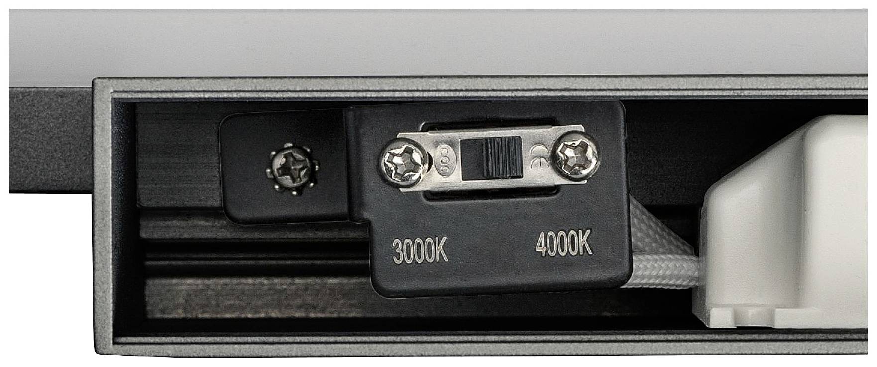 SLV GLENOS ® 60 1003506 LED-Spiegelleuchte 12W Warmweiß bis Neutralweiß Schwarz