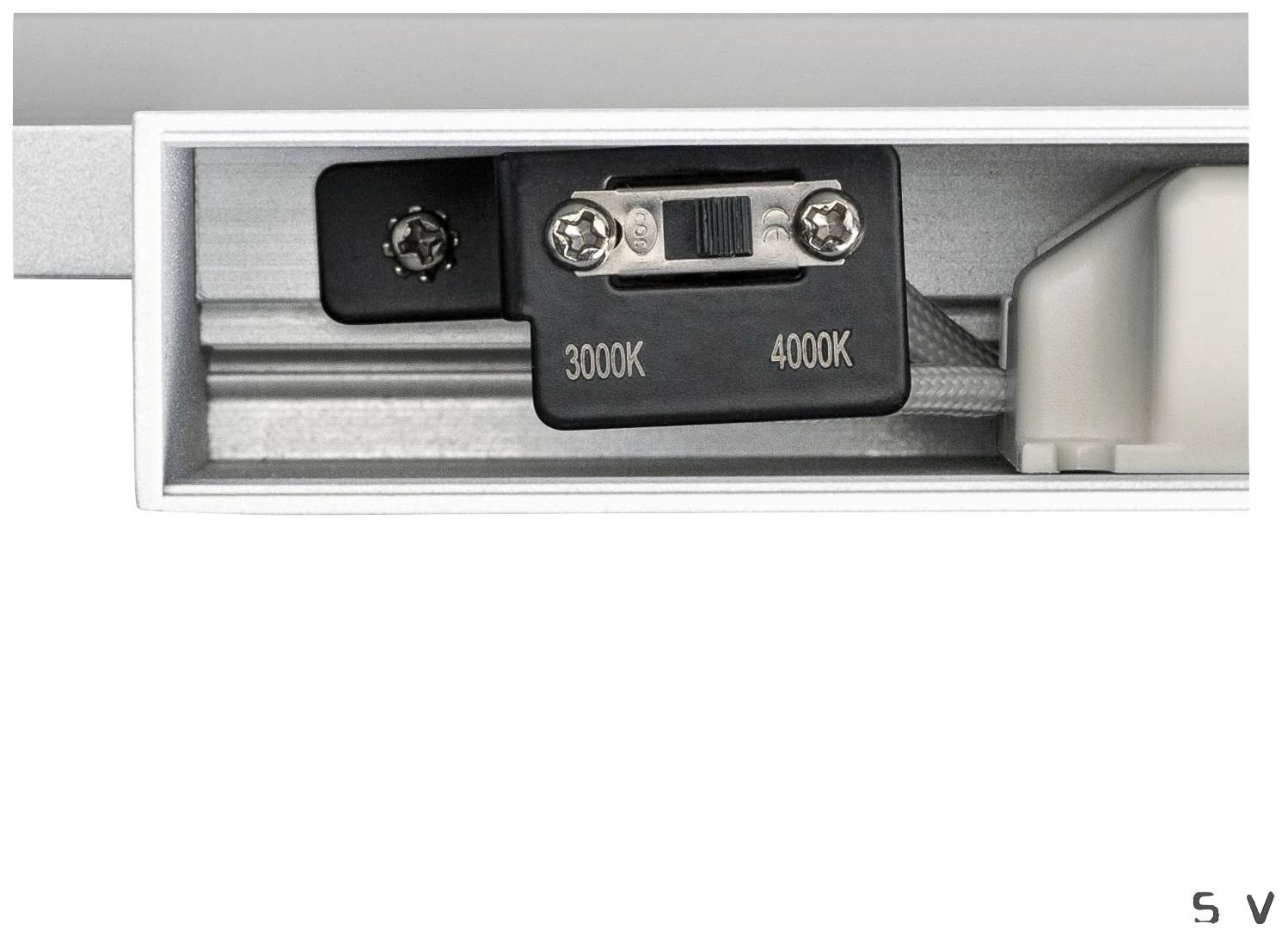 SLV GLENOS ® 60 1003507 LED-Spiegelleuchte 12W Warmweiß bis Neutralweiß Weiß