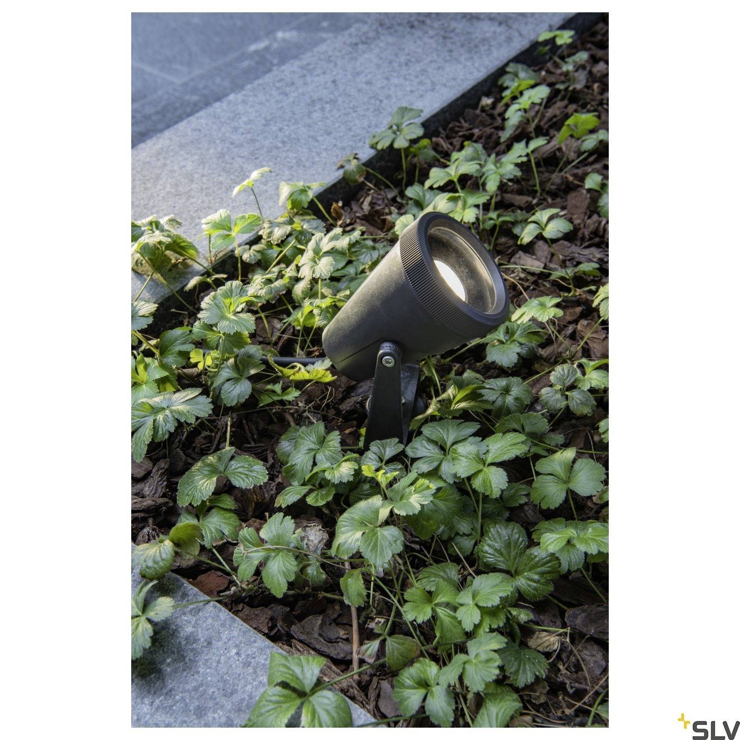 SLV 1004757 SAMRINA LED-Gartenleuchte GU10 Schwarz