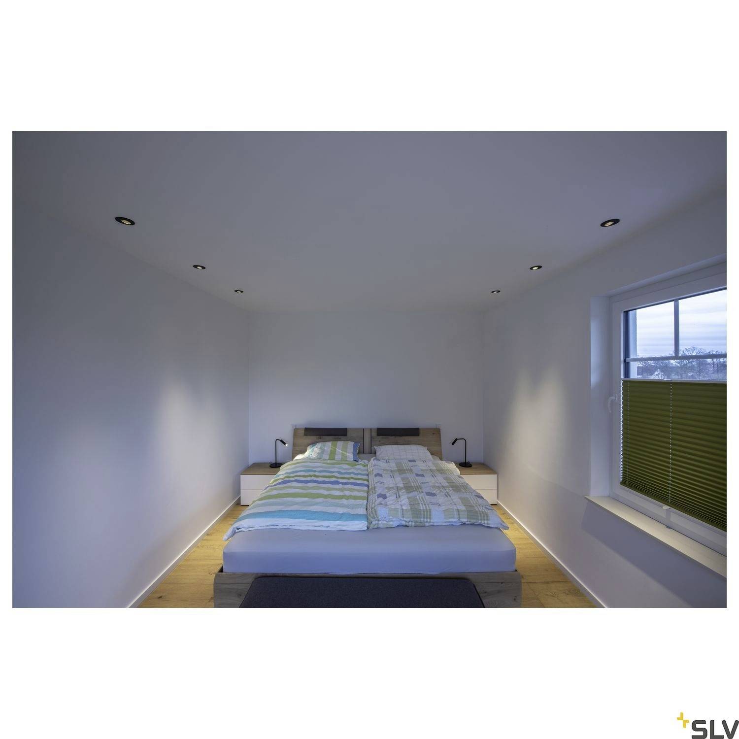 SLV KARPO 1001461 LED-Tischlampe LED fest eingebaut 6.5W Schwarz