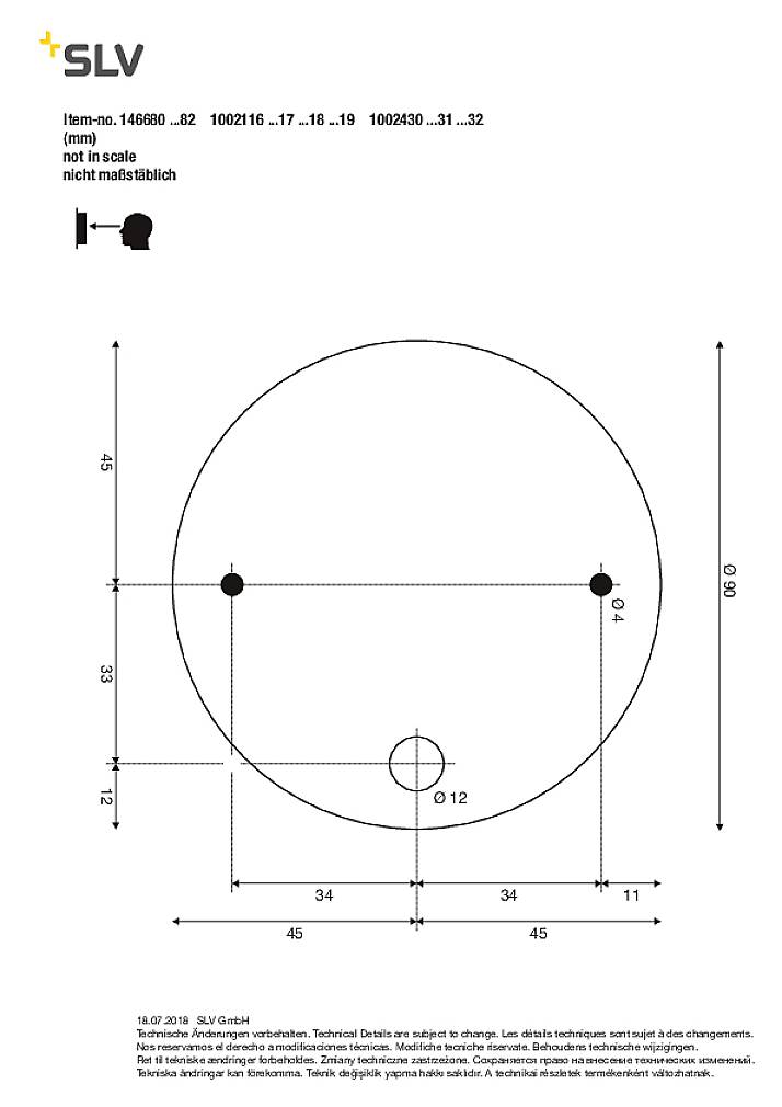 SLV DIO FLEX PLATE 1002118 LED-Klemmleuchte LED fest eingebaut 1.9W Weiß