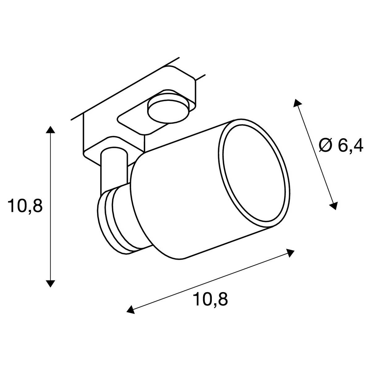 SLV PURI TRACK 1001872 Hochvolt-Schienensystem-Leuchte