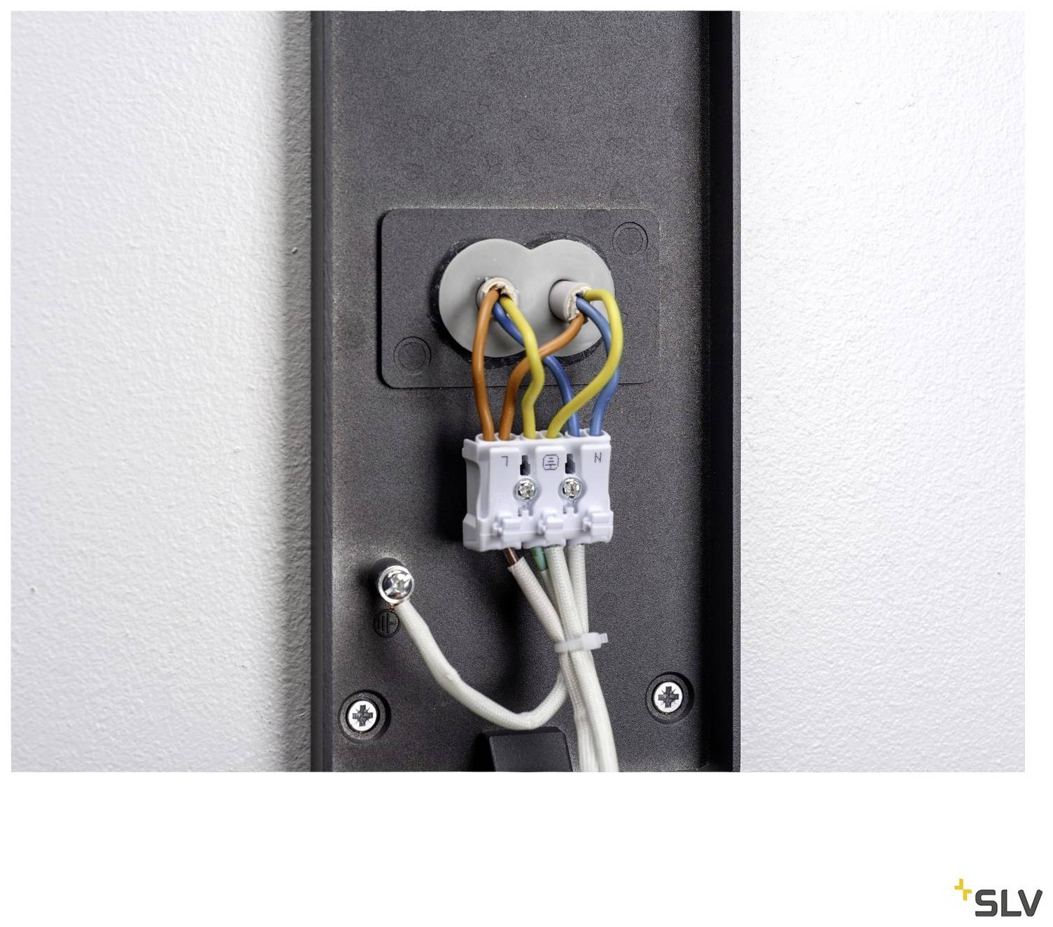 SLV QUADRULO 1005201 LED-Außenwandleuchte LED fest eingebaut 8W Anthrazit