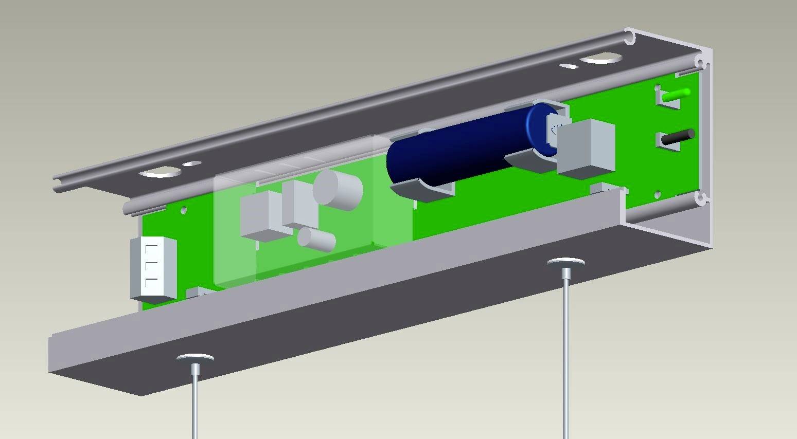 Beltrona M19002 LED Fluchtweg-Notbeleuchtung Deckenaufbaumontage rechts, links, hoch, runter