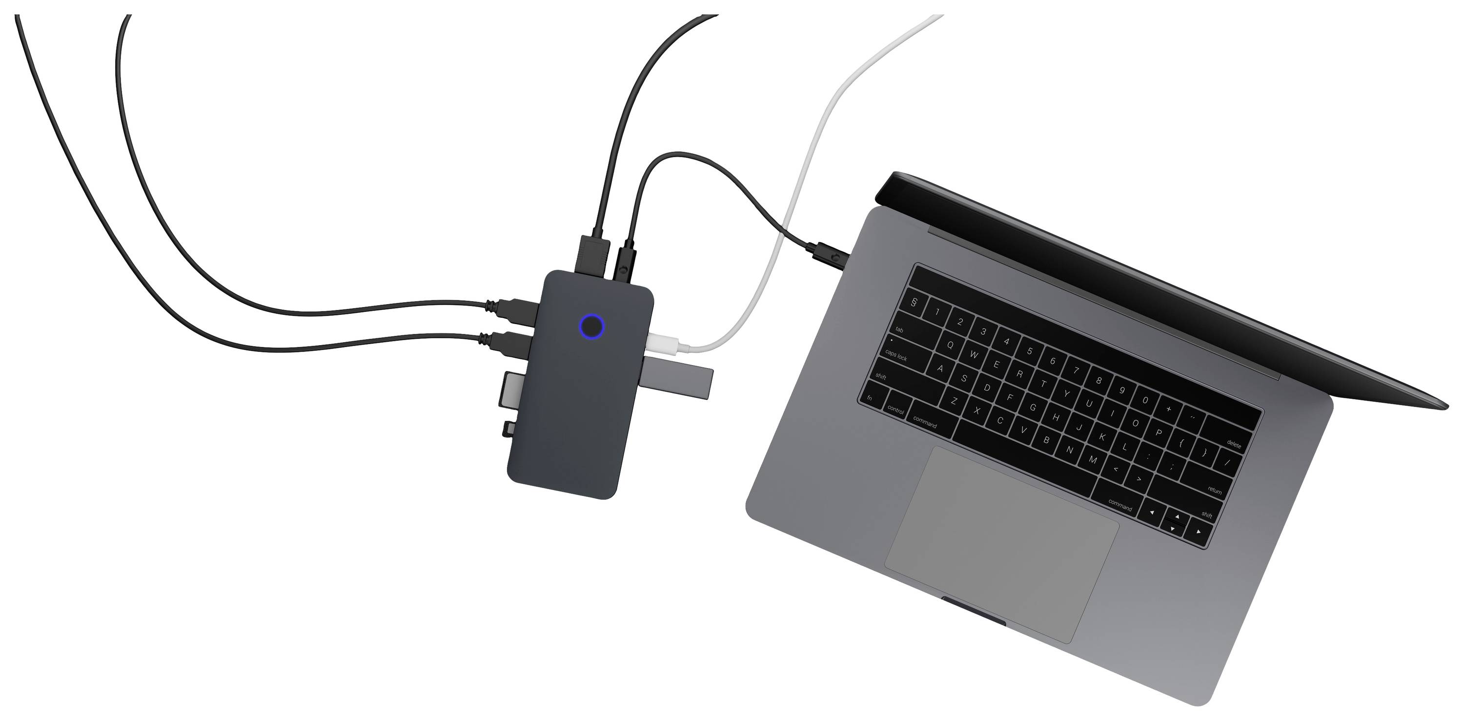 ICY BOX USB-C® Dockingstation IB-DK2108M-C Passend für Marke Dockingstations: Universal