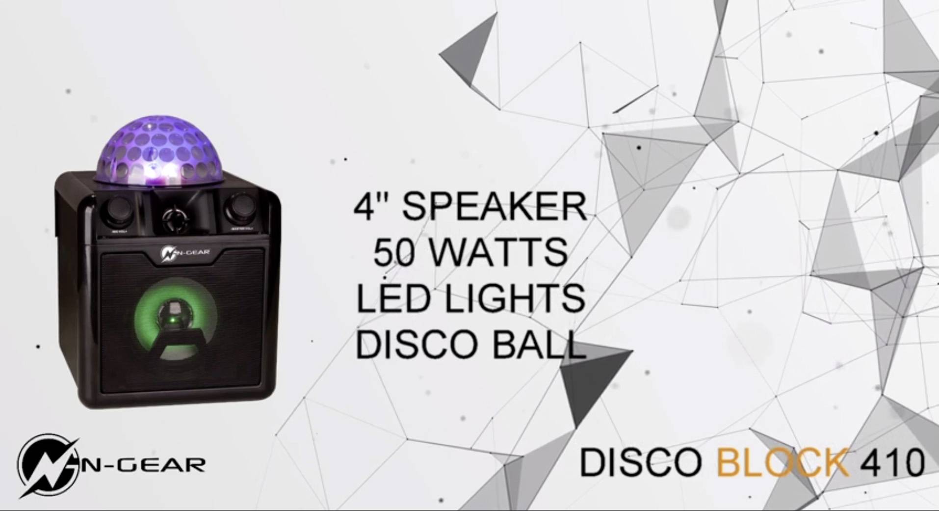 N-Gear Disco Block 410 WH Karaoke-Anlage