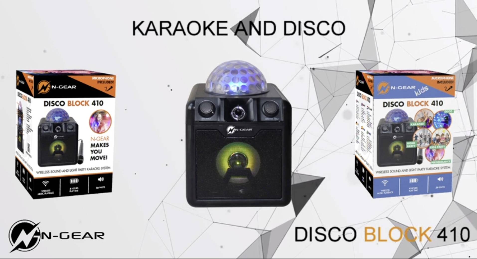 N-Gear Disco Block 410 WH Karaoke-Anlage