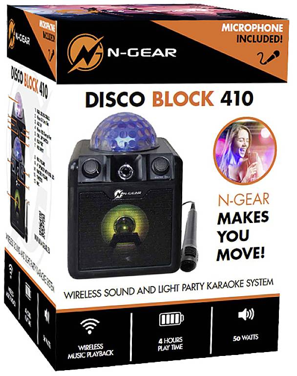 N-Gear Disco Block 410 WH Karaoke-Anlage