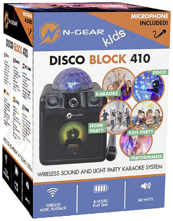 N-Gear Disco Block 410 WH Karaoke-Anlage