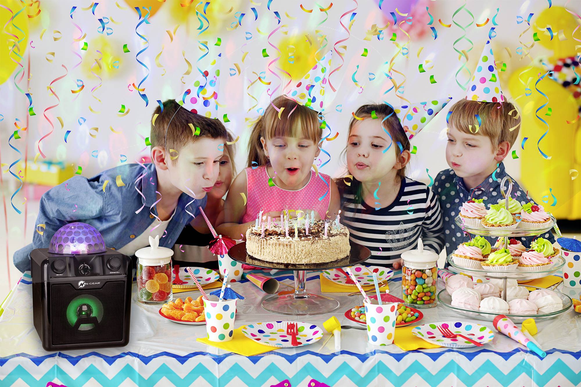 N-Gear Disco Block 410 BK Karaoke-Anlage