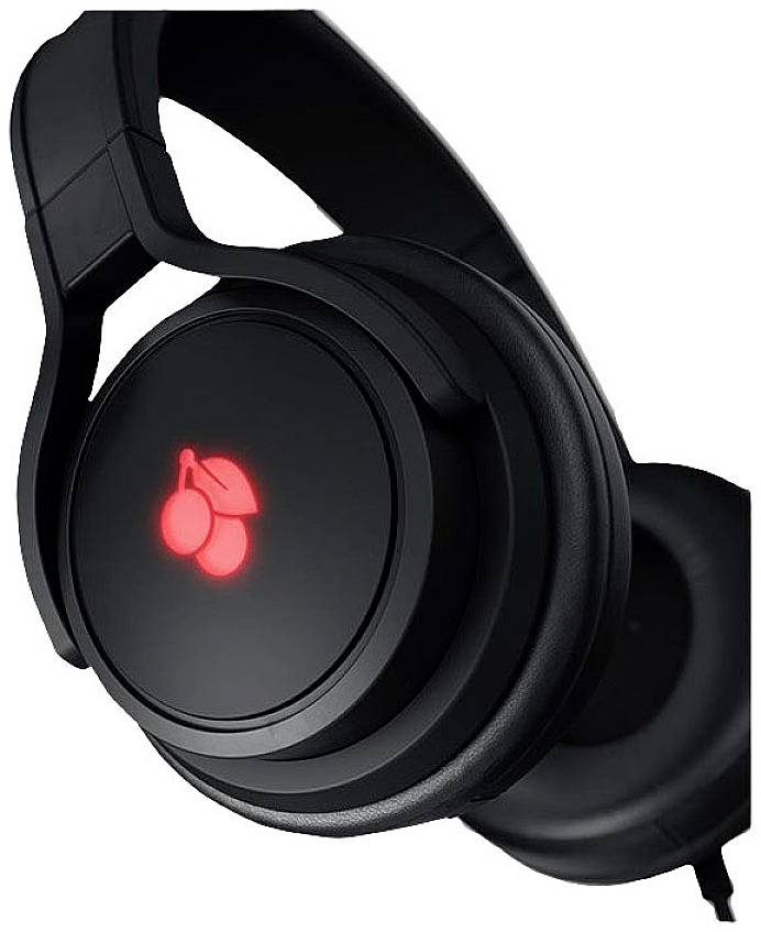 CHERRY JA-2200-2 On Ear Headset kabelgebunden 7.1 Surround Schwarz Mikrofon-Stummschaltung, Lautstärkeregelung, Faltbar Gaming
