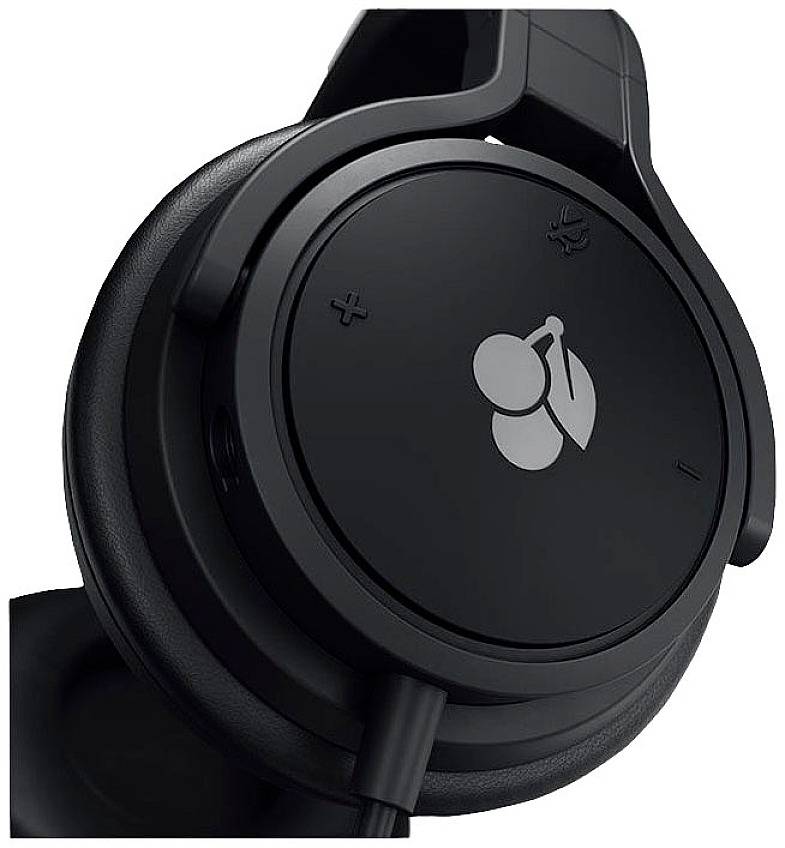 CHERRY JA-2200-2 Gaming On Ear Headset kabelgebunden 7.1 Surround Schwarz Mikrofon-Stummschaltung, Lautstärkeregelung, Faltbar