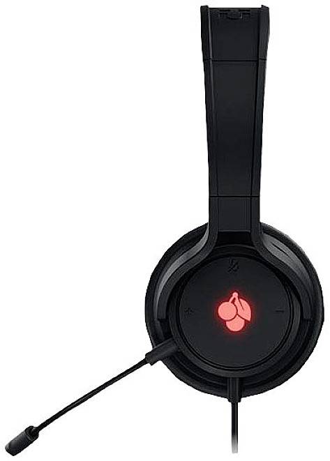 CHERRY JA-2200-2 Gaming On Ear Headset kabelgebunden 7.1 Surround Schwarz Mikrofon-Stummschaltung, Lautstärkeregelung, Faltbar