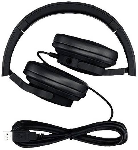 CHERRY JA-2200-2 On Ear Headset kabelgebunden 7.1 Surround Schwarz Mikrofon-Stummschaltung, Lautstärkeregelung, Faltbar Gaming