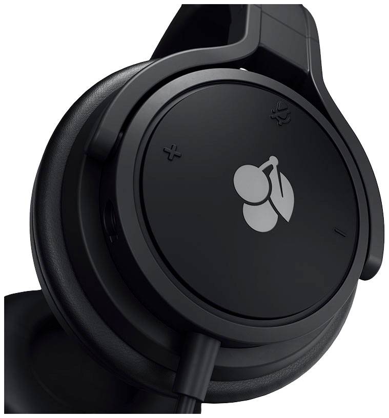 CHERRY JA-2200-2 Gaming On Ear Headset kabelgebunden 7.1 Surround Schwarz Mikrofon-Stummschaltung, Lautstärkeregelung, Faltbar