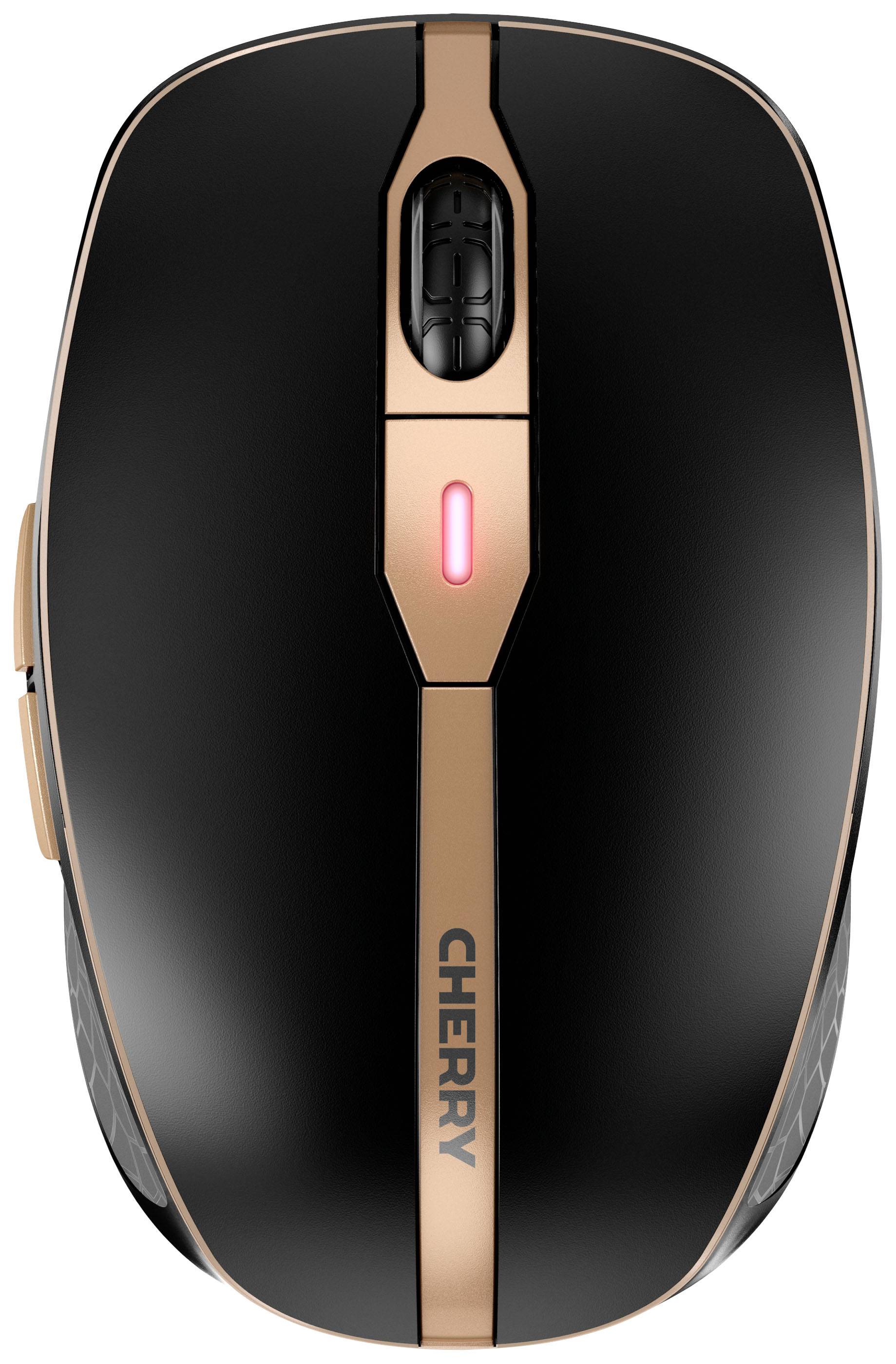 CHERRY JD-9100CH-2 Kabellos, Funk Tastatur, Maus-Set Schweiz, QWERTZ Schwarz