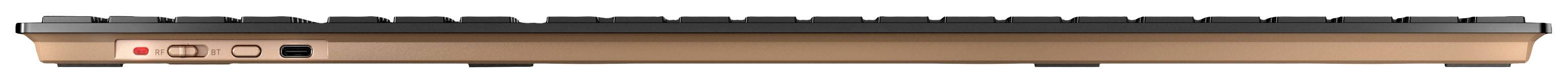 CHERRY JD-9100CH-2 Kabellos, Funk Tastatur, Maus-Set Schweiz, QWERTZ Schwarz