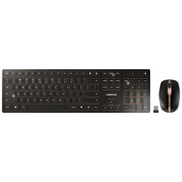 CHERRY JD-9100EU-2 Kabellos, Funk Tastatur, Maus-Set US-Englisch, QWERTY Schwarz CHERRY JD-9100EU-2 Kabellos, Funk Tastatur, Maus-Set US-Englisch, QWERTY Schwarz
