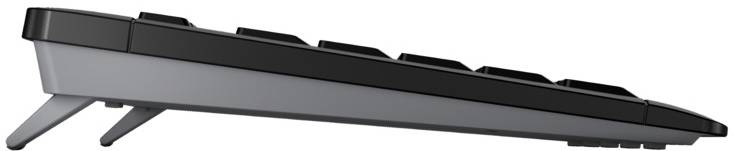 CHERRY JK-8550DE-2 Kabellos Tastatur Deutsch, QWERTZ Schwarz