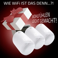 Eurotronic 700224 Comet WiFi Funk-Heizkörperthermostat-Set elektronisch 3er Set Eurotronic 700224 Comet WiFi Funk-Heizkörperthermostat-Set elektronisch 3er Set